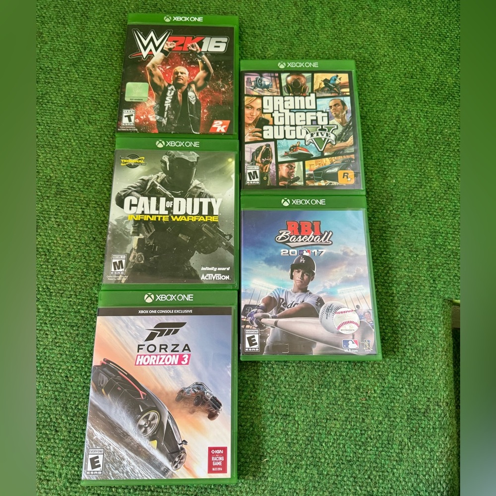 X-Box One games (bundle of 5)